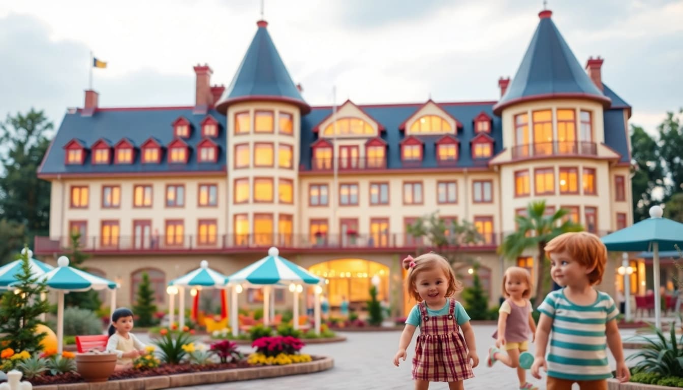 Erleben Sie das Playmobilland Hotel, das familienfreundliche Abenteuer und Spaß für Kinder bietet.