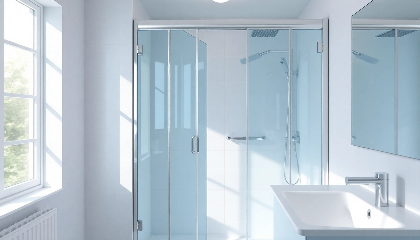 Entdecken Sie die sonni Duschkabine 80x80 in einem modernen Badezimmer mit elegantem Design.