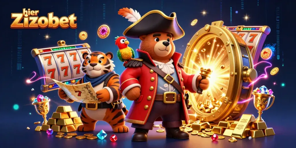 Spiele aufregende Slots und gewinne mit hier Zizobet in dieser fantastischen 3D-Cartoon-Welt.