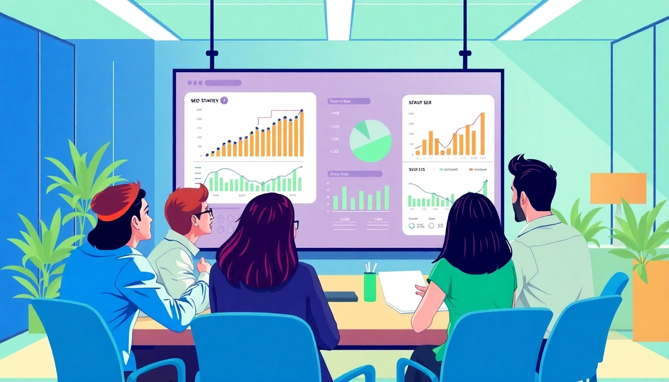 Boost your website ranking with SEO.my strategies during a collaborative SEO meeting.