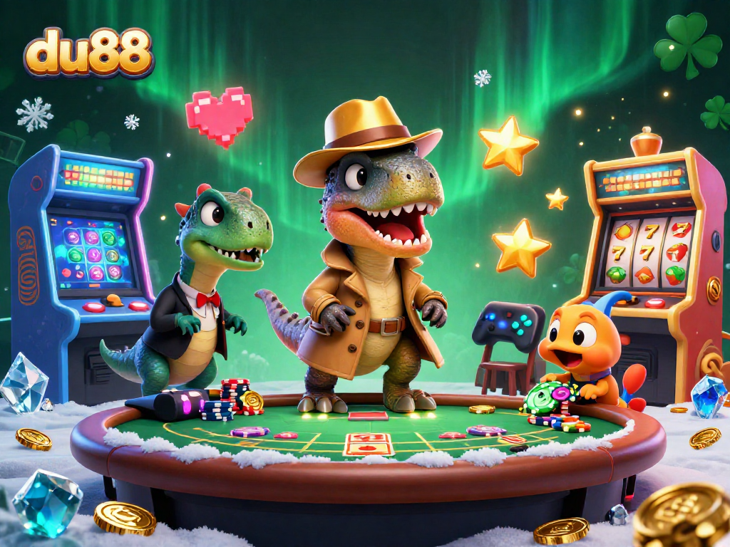 Engage with du88 as the velociraptor card counter attempts to win at blackjack amidst exciting game elements.