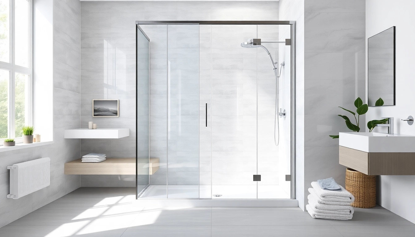 Stylish sonni Duschkabine 80x80 in einem modernen Badezimmer mit eleganten Details.