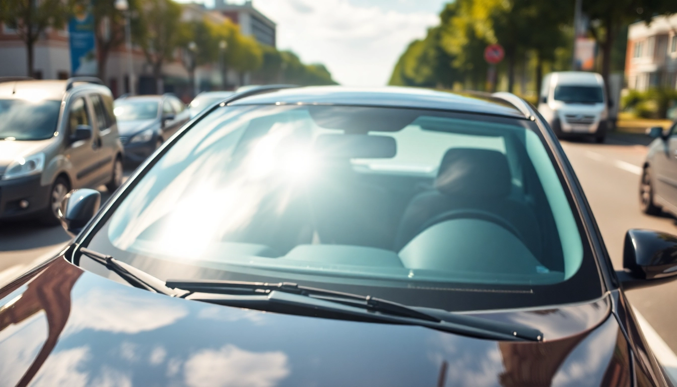 Scheibenreiniger Auto sorgt für saubere und klare Sicht durch perfekt gereinigte Scheiben.