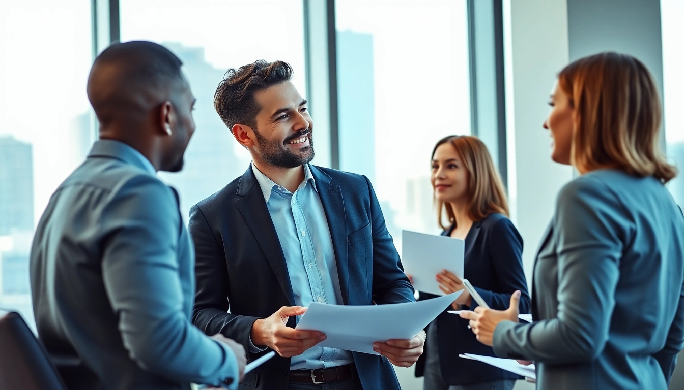 Headhunter Schweiz bei einem Vorstellungsgespräch in einem modernen Büro.